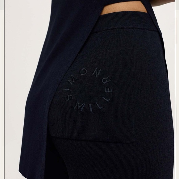 Simon Miller Jabber Cropped Pant Wide Leg - Sz Medium - Picture 2 of 12